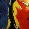 Image 177: Rennfahrer 120x100 (acrylic paint)