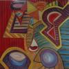 Image 109: Elefantenfrau Homage an Picasso 80x100 (oil)