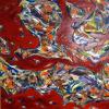 Cuadro 168: Rote Polack Studie 100x80 (óleo)