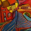 Bild 82: Studie Hundertwasser 120x100 (Öl)