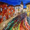 Cuadro 17: Dorfstraße 120x110 (óleo)
