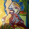 Cuadro 114: Raucherin 70x80 (óleo)