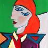 Cuadro 27: Offizierfrau 40x60 (óleo)