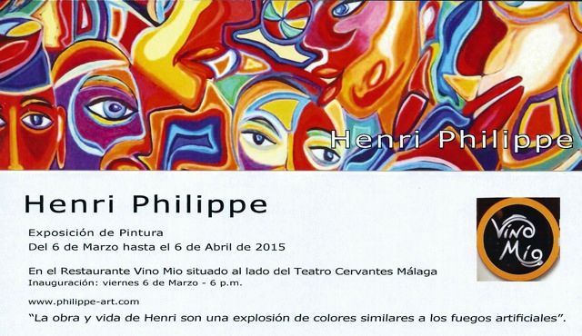 Art exhibition in the Restaurante Vino Mio, from 6th march to 6th april 2015  