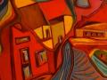 N 7 Homage Hundertwasser óleo 120x100
